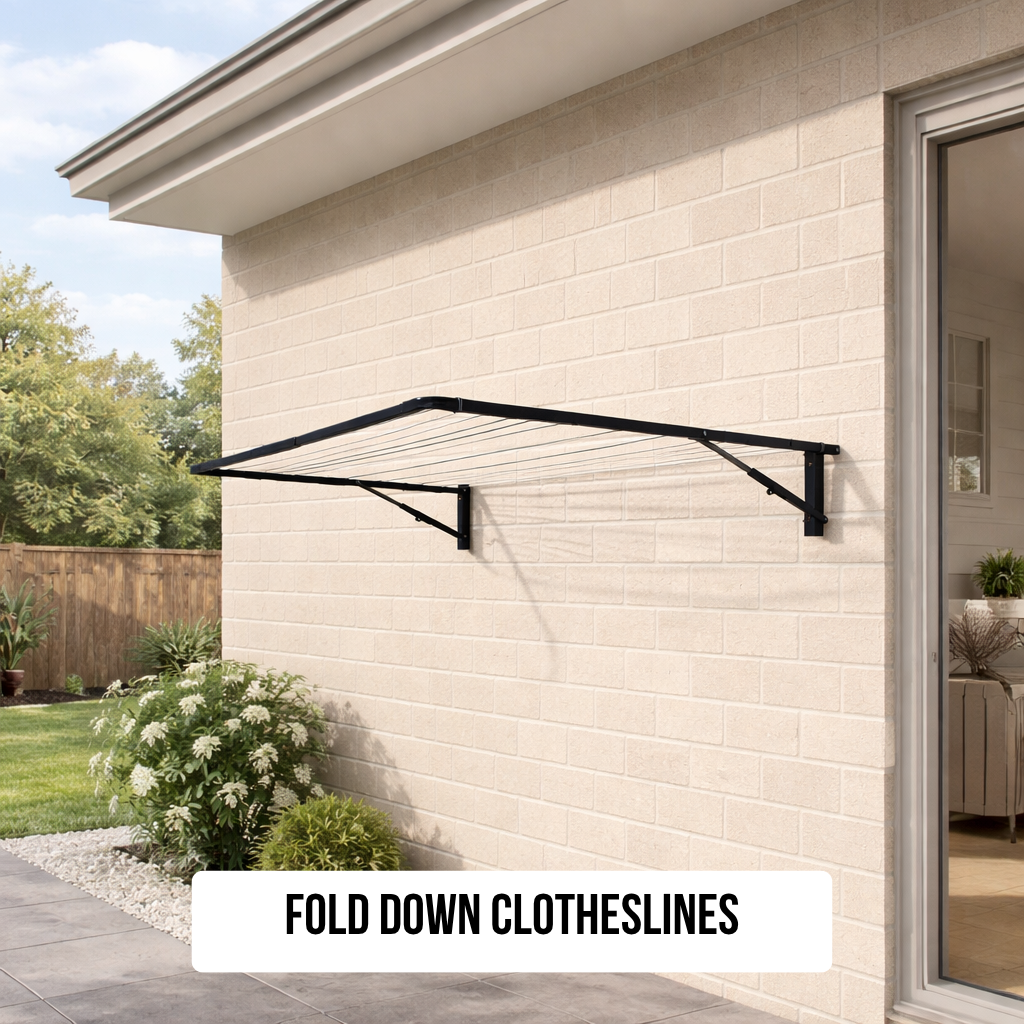 Fold Down Clotheslines