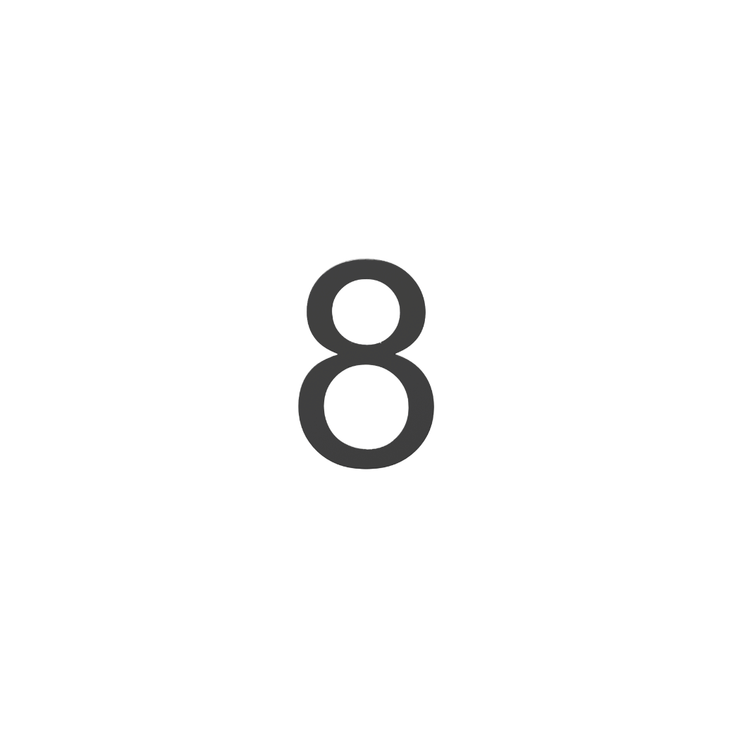 65mm Black 316 Stainless Steel House Letters and Numbers (Self Adhesive) - 316 Marine Grade