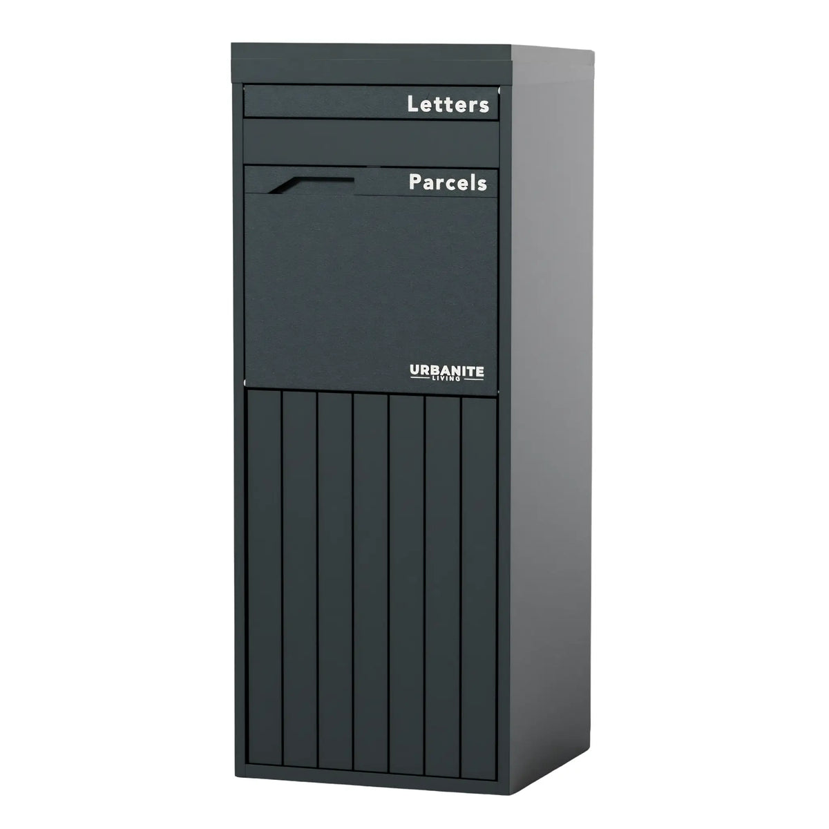 Corella Pillar Parcel Letterbox – Charcoal