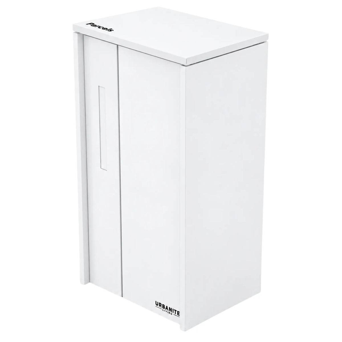 The Don Extra Wide Pillar Parcel Letterbox – White
