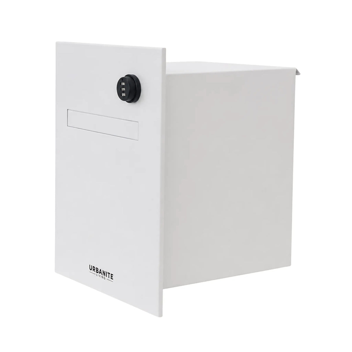 Finch Fence/Brick Parcel Letterbox - White