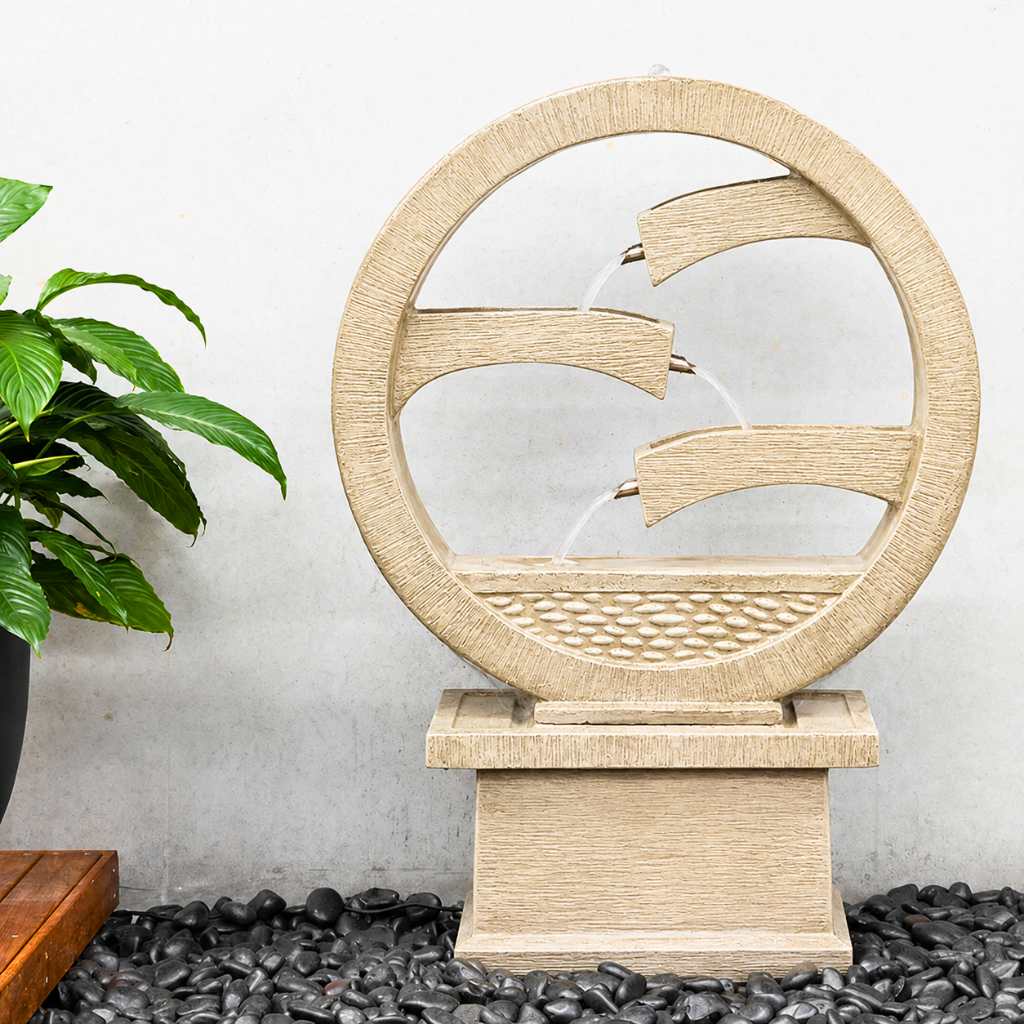 Northcote Pottery Harmony Fountain - Sandstone | Urbanite Living
