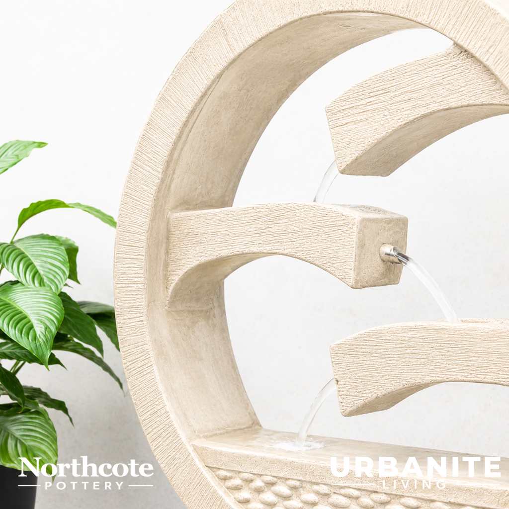 Northcote Pottery Harmony Fountain - Sandstone | Urbanite Living