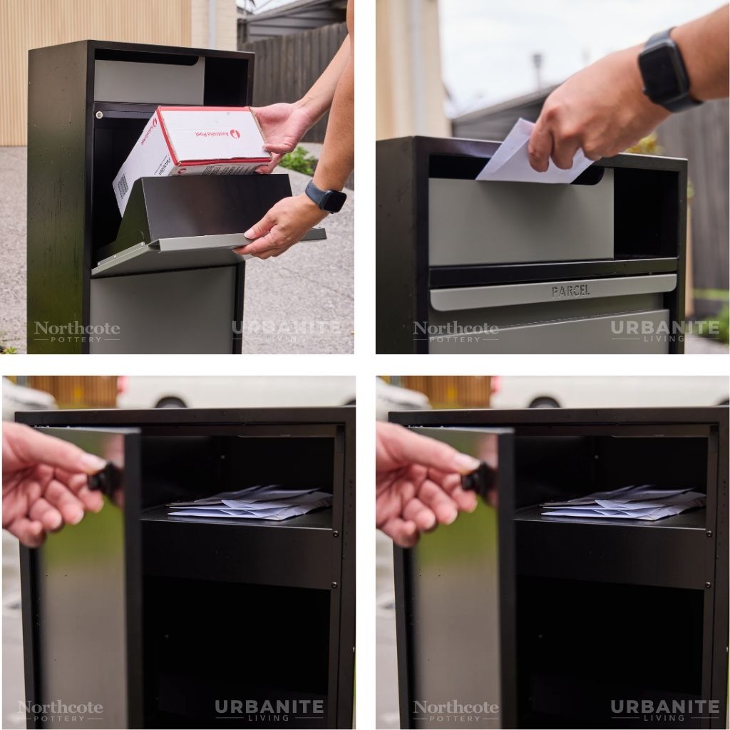 Northcote Pottery Zephyr Parcel Letterbox | Urbanite Living