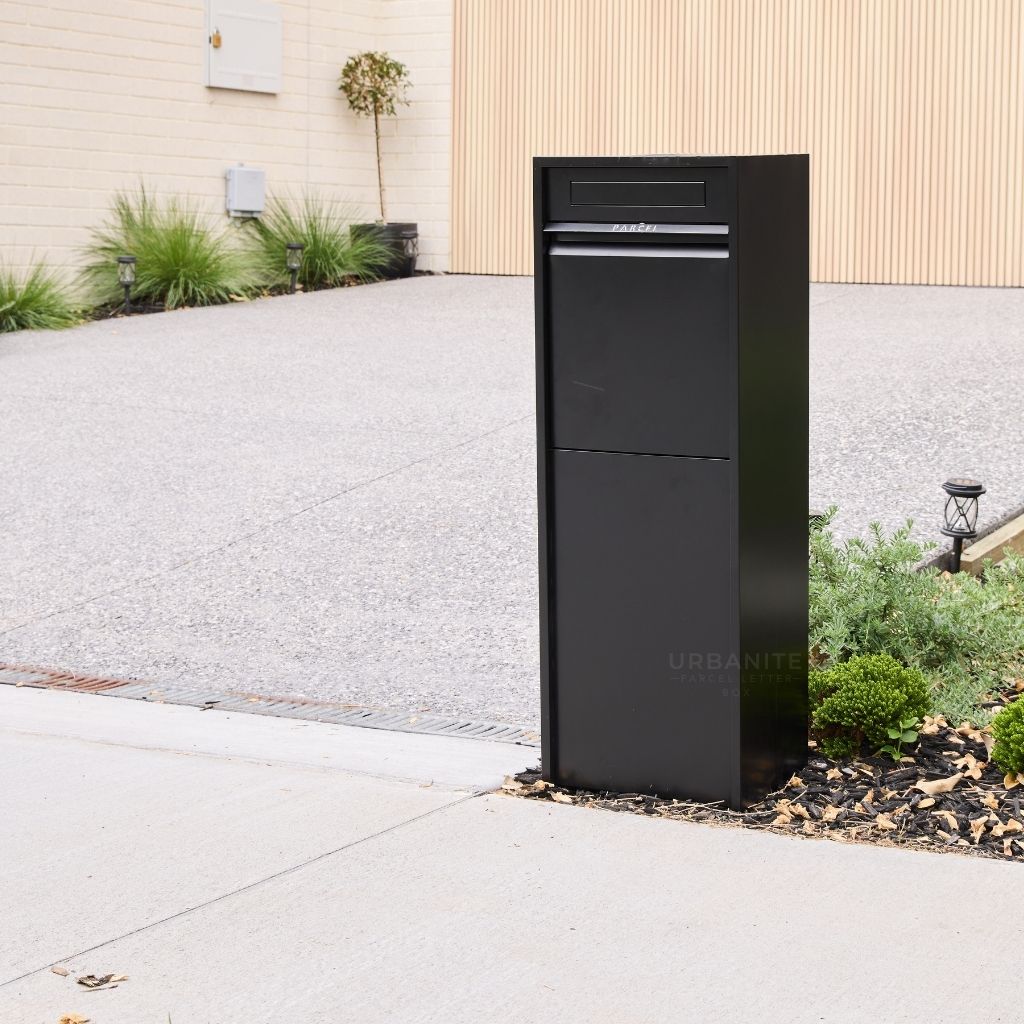 Northcote Pottery Zip Parcel Letterbox Black | Urbanite Living