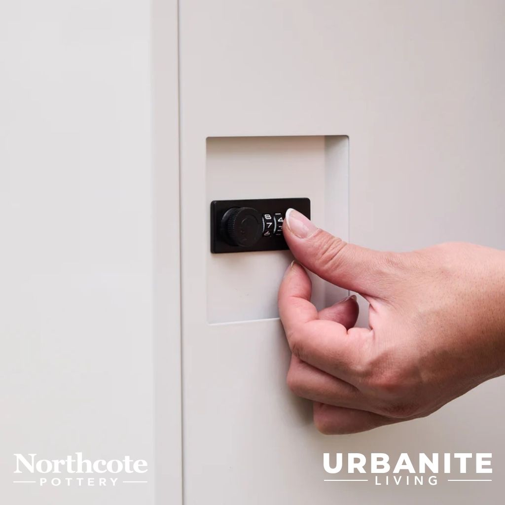 Northcote Pottery Zip Parcel Letterbox White | Urbanite Living