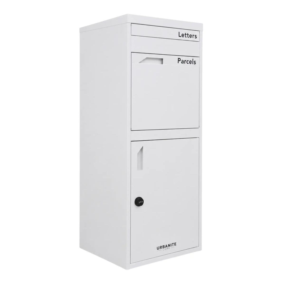 Osprey Pillar Parcel Letterbox – White
