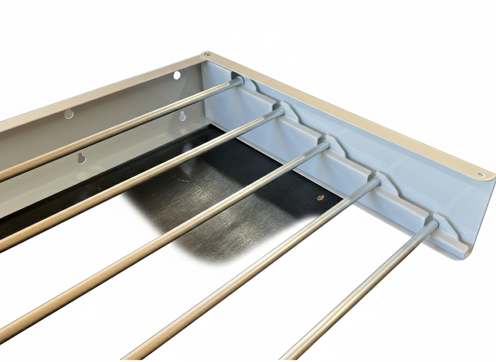 Urbanite Living - Wall Mount Pull Out Clothes Airer & Drying Rack